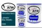 Preview: Mercedes-Benz, Labrador Blau Metallic, 5560: 1L Lackdose + 1L Klarlack + 500ml Härter - Set, von ATW Autoteile West.